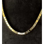 Cube link chain golden color Necklace
