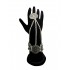 Bohemian style silver color over hand with circular vintage shapes