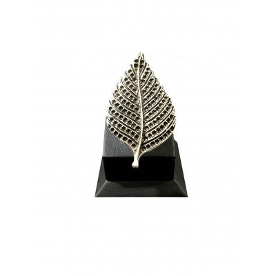 Bohemian style leaf shape ring 